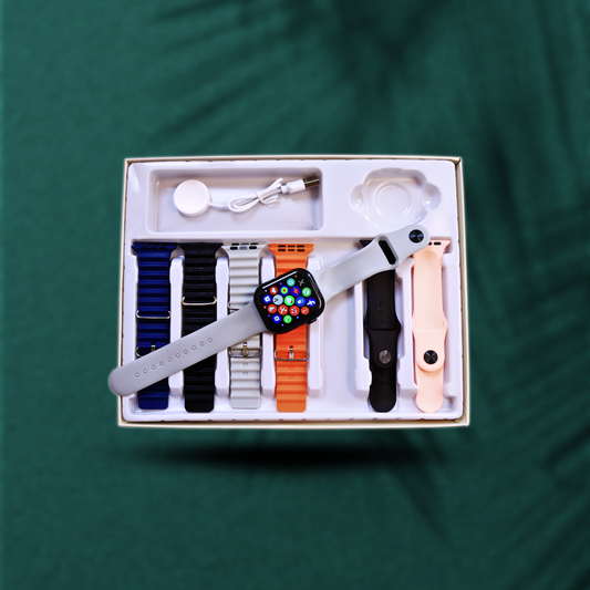 LAST DAY OF DISCOUNT🔥 Series 10 Smartwatch, 7 Straps Slim Dial