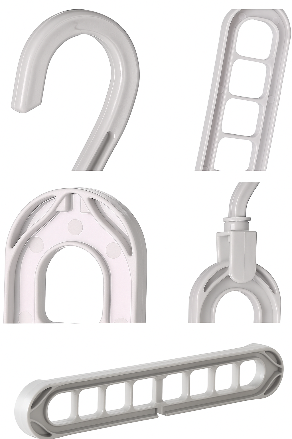 9 in 1 Multifunctional Clothes Hanger Pack Of 4