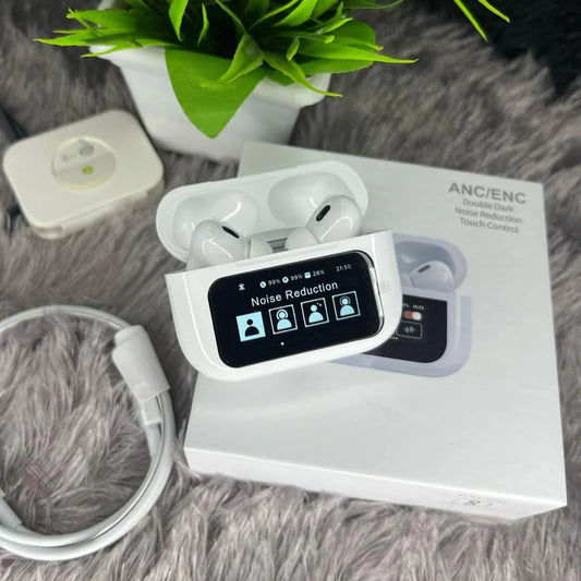 LAST DAY OF DISCOUNT🔥 V20 Pro Earbuds – Touch Screen Display Airpods